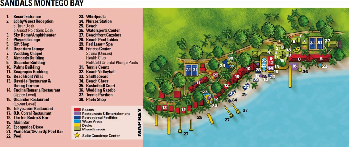 xamaica resort mapa montego bay