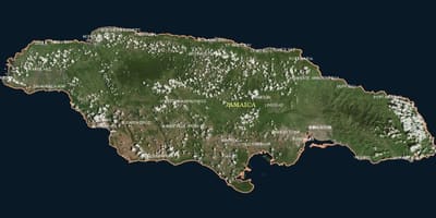 Mapa de aérea xamaica