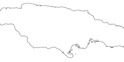 Mapa de esbozo xamaica